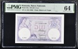 5 lei 1920 PMG64 UNC bancnote grate