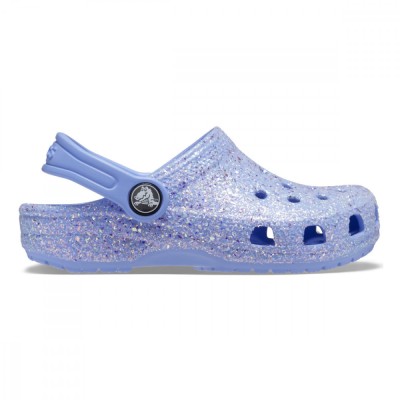 Saboti Crocs Toddler Classic Glitter Clog Mov - Moon Jelly foto