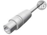Mufă M12 4-Pin Ethernet Cablu Crimpat IP54