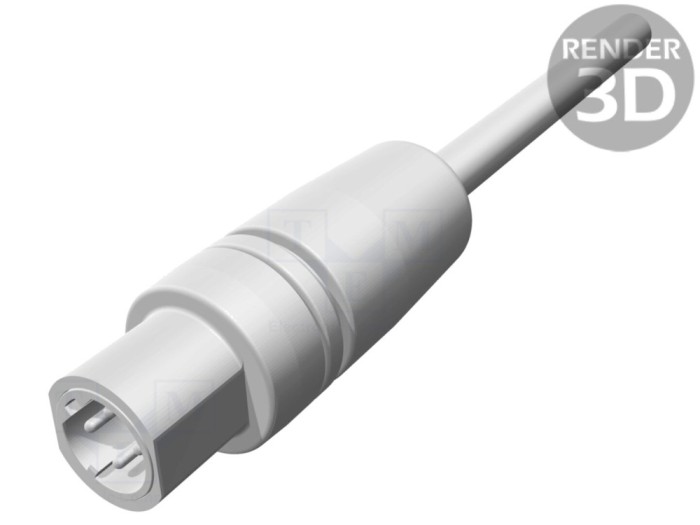 Conector M12 4-Pin Ethernet IP54