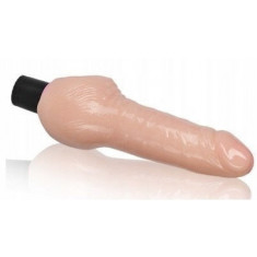 Realistic Cock 6 - Vibrator realist, flesh, 23 cm