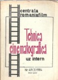 Tehnica cinematografica 1984 editie veche Centrala RomaniaFilm carte colectie