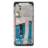 Display LCD Touchscreen cu Rama Motorola Moto G60s Original Negru (Service Pack)