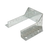 Papuc de grinda tip A 120x160 mm, otel zincat, grosime 2 mm