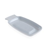 Razatoare BabyJem alba din plastic pentru bebelusi - ideala diversificare, usor de curatat, 9x20 cm