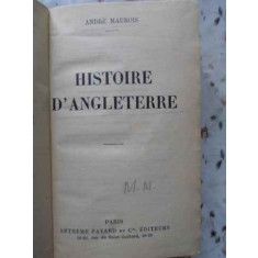 HISTOIRE D&#039;ANGLETERRE-ANDRE MAUROIS