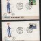 FEROE 1979 - DESENE REALIZATE DE COPII. 2 FDC-URI, C25