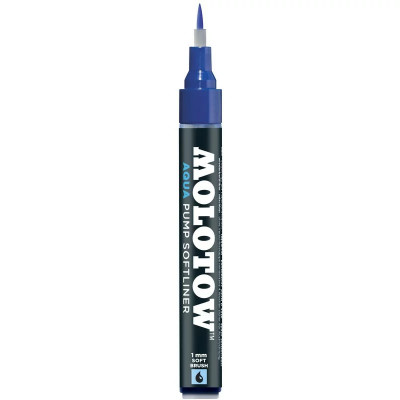 Liner Molotow Aqua Pump Softliner 1 mm primary blue foto