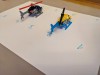 Doua machete de elicoptere Matchbox, 1:64