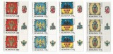 Rom&acirc;nia, LP 1816/2008, &Icirc;nsemne Heraldice Rom&acirc;neşti, 3 serii cu tabsuri dif., MNH, Nestampilat