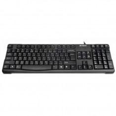 Tastatura A4Tech KR-750 , USB , Comfort Round , Negru foto