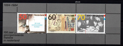 OLANDA 1984, Expo., FILACENTO, serie neuzata, MNH foto