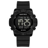 Ceas Barbati Naviforce 7110 Negru , Design Military, Functii Multiple, Alarma, Rezistent la Apa 5ATM