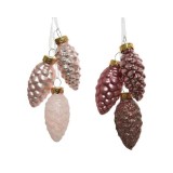 Globuri decorative - Pinecone - Mixed Pink - mai multe culori | Kaemingk