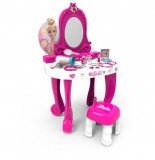 Set de joaca Masuta machiaj Barbie cu scaun si accesorii infrumusetare, Mattel