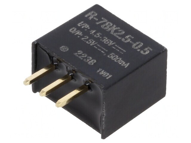Convertor DC/DC 4.5-36V la 2.5V 500mA SIP3