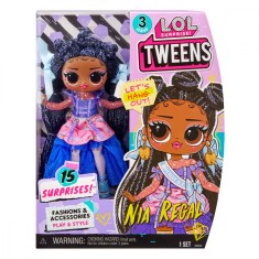 Papusa LOL Surprise Tweens S3, Nia Regal cu 15 surprize, 584087EUC