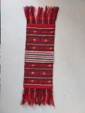 Mini-Covoraș Decorativ, Artizanat Vintage romanesc Anii '70-'80, 37x11 cm
