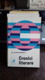 CRONICI LITERARE - C. STANESCU