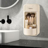 Organizator de produse cosmetice, make-up, doua sertare, montare perete, crem, Oem