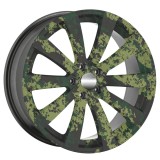 Set folii personalizare jante auto model fjt-07, 4 bucati, diametru 60 cm, imprimare ecosolvent, adeziv exterior rezistent