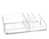 Organizator machiaje plastic transparent 33 x 21 x 9 cm
