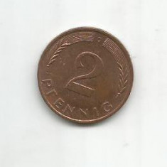 (No2) moneda-RDG 2 PFENNIG 1987 D