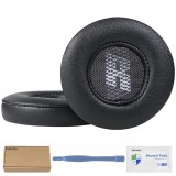 Set 2 bureti pentru casti JBL LIVE 400BT / 460NC - Negru, Spuma cu memorie, Piele ecologica