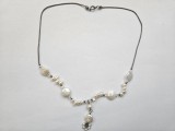 Colier argint cu perle de cultura #3051