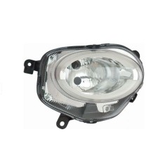 Far Fiat 500, 07.2015-, partea Dreapta, TYC, far, faza de condus; cu lumina de zi; cu lumina de parcare LED; H7+W21W; manual; halogen