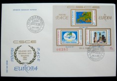 CSCE Europa, colita nedantelata FDC, L.P. 1043, 1981 foto