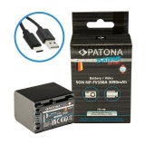 Acumulator replace Patona Platinum NP-FV100 3090mAh pentru Sony FDR-AX40 FDR-AX45-1395