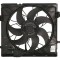 GMV radiator electroventilator Mercedes Clasa M/GLE (W166), 2012-/2015-, GLE 250d, motor 2.1 D, ML250 CDI BlueTEC, motor 2.1 CDI, diesel, 600 W; 485