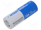 Acumul: Li-Ion 26650 3,6V 6000mAh &Oslash;26,5x69,3mm 10A