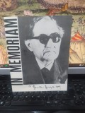 In memoriam Perpessicius, Manuscriptum, București 1971, 200
