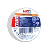 Banda izolatoare tesaflex 10m alb 10buc, Tesa