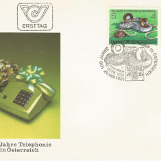 Austria, 100 de ani de telefonie în Austria, FDC