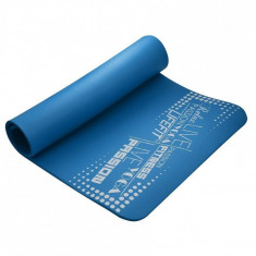 Covoras yoga Exclusive, DHS, 100x58x1cm, albastru, spuma cu memorie, suprafata anti-alunecare, rezistent la umezeala