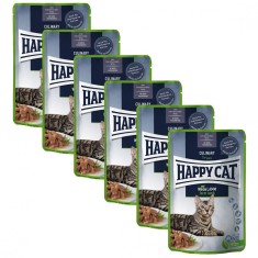 Happy Cat Meat In Sauce Culinary Weide-Lamm 6 x 85 g foto
