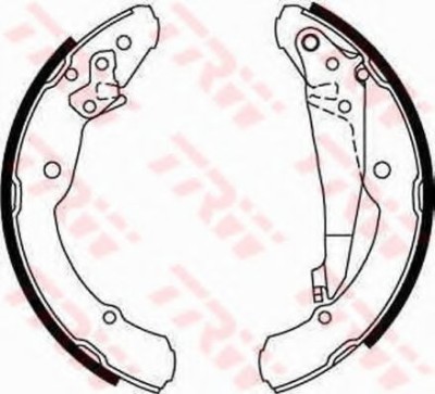 Set saboti frana VW CADDY II Combi (9K9B) (1995 - 2004) TRW GS8639 foto