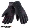 Manusi femei pentru scuter - motocicleta Urban iarna Seventy model SD-C29 negru/roz Negru/roz XS (6 cm)