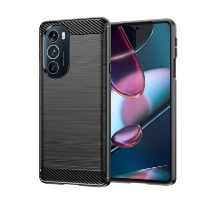 Husa silicon Motorola Moto Edge X30 / Edge 30 Ultra - Negru foto