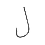 Set 10 Carlige Pescuit Hayabusa Sode Ringed HBO100 Nr. 5, Otel Forjat, Ochet, Negre, Ascutite Chimic