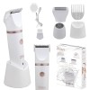 Epilator electric profesional, QUIRITIS, 3 in 1, incarcare USB, alb / ZLN 8740 Autonomie 60 Min, Alb, Zilan