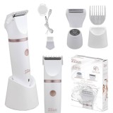 Epilator electric profesional, QUIRITIS, 3 in 1, incarcare USB, alb / ZLN 8740 Autonomie 60 Min, Alb