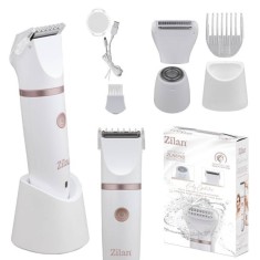 Epilator electric profesional, QUIRITIS, 3 in 1, incarcare USB, alb / ZLN 8740 Autonomie 60 Min, Alb