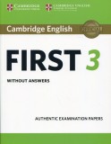 Cambridge English First 3 Student&#039;s Book without Answers |, Cambridge University Press