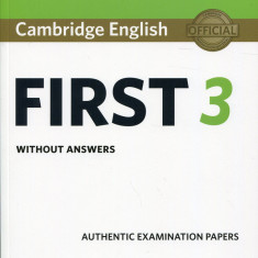Cambridge English First 3 Student's Book without Answers |