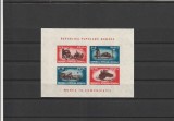 ROMANIA 1948 LP 246 MUNCA IN COMUNICATII COLITA MNH NESTAMPILATA