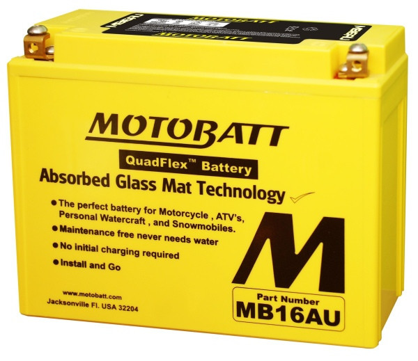 Baterie Moto Motobatt 20,5Ah 230A 12V MB16AU